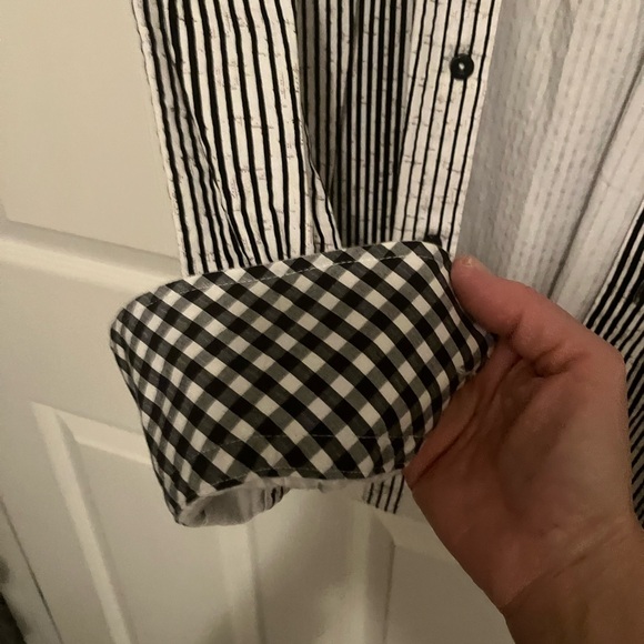 Men’s COOGI Monochrome Striped Shirt size S - Picture 6 of 6